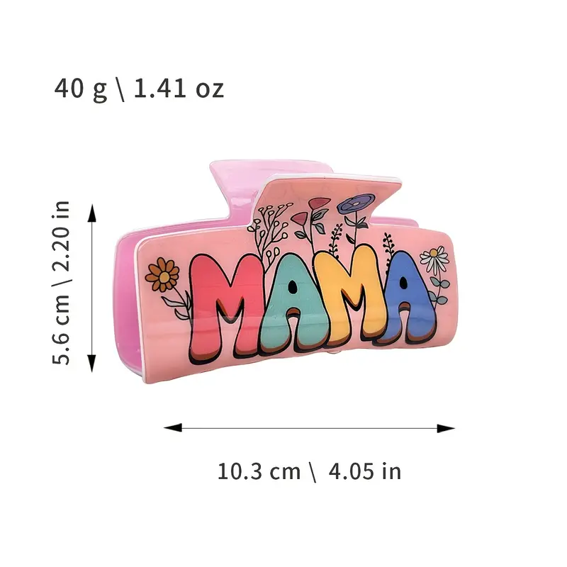 Skřipec do vlasů MAMA - Vzor: Mama 2