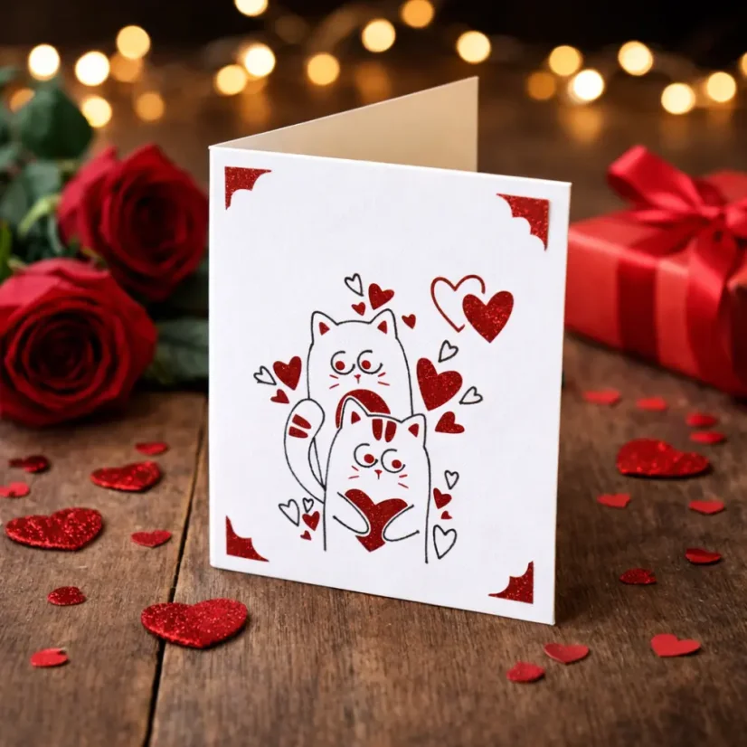 Valentýnské přání - Vzor: Valentýn 3