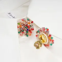 Krycí knoflík s korálky