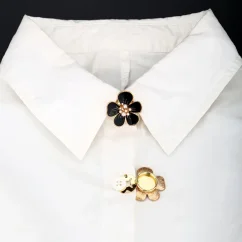 Krycí knoflík Květ s perlami