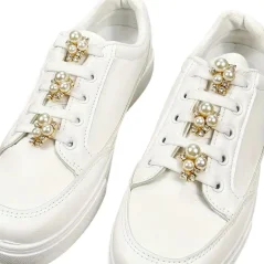 Perličková ozdoba na tkaničky