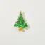 Krycí knoflík Vánoční stromek