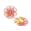 Krycí knoflík Flower - Barva: Nebesky modrá