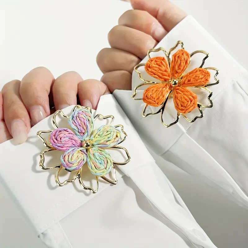 Krycí knoflík Květinová radost - Barva: Pestrobarevná