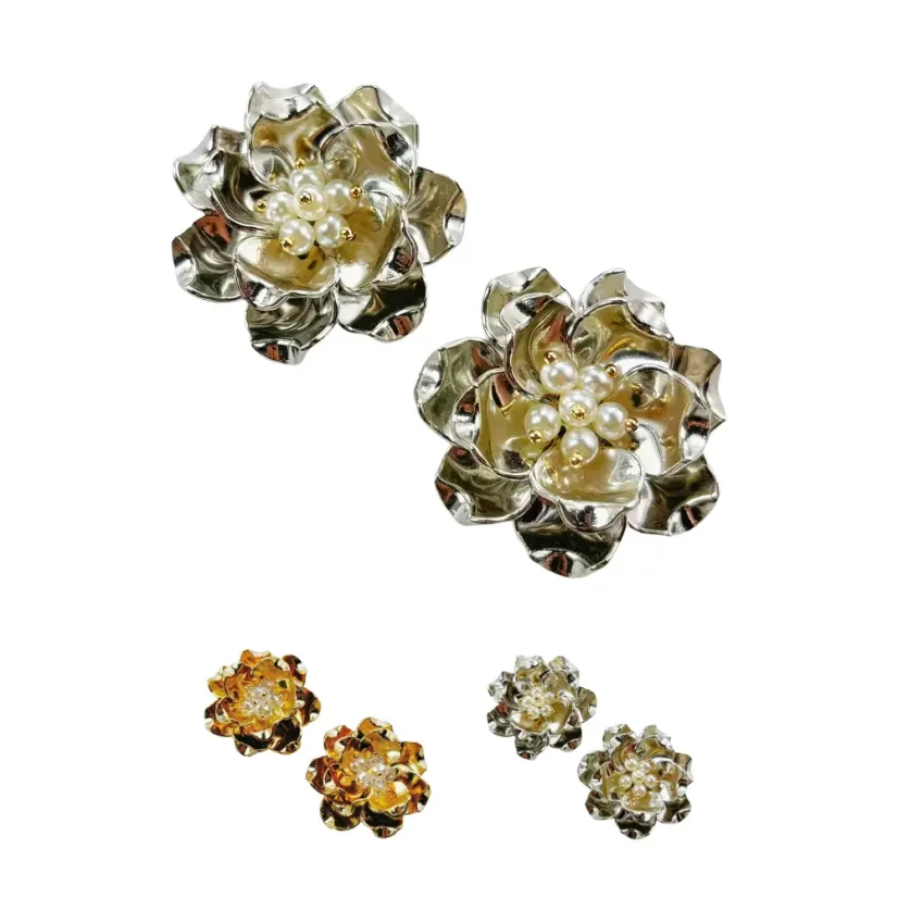 Krycí knoflík Zlatý květ