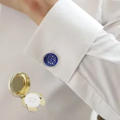 Krycí knoflík Blue