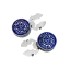 Krycí knoflík Blue - Barva: Stříbrná