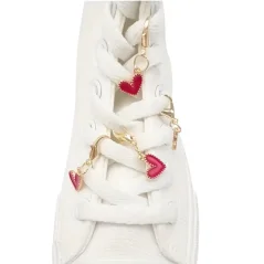 Přívěsky na tkaničky Srdíčka