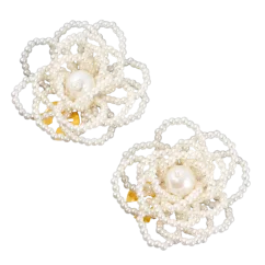 Krycí knoflík Pearl Flower