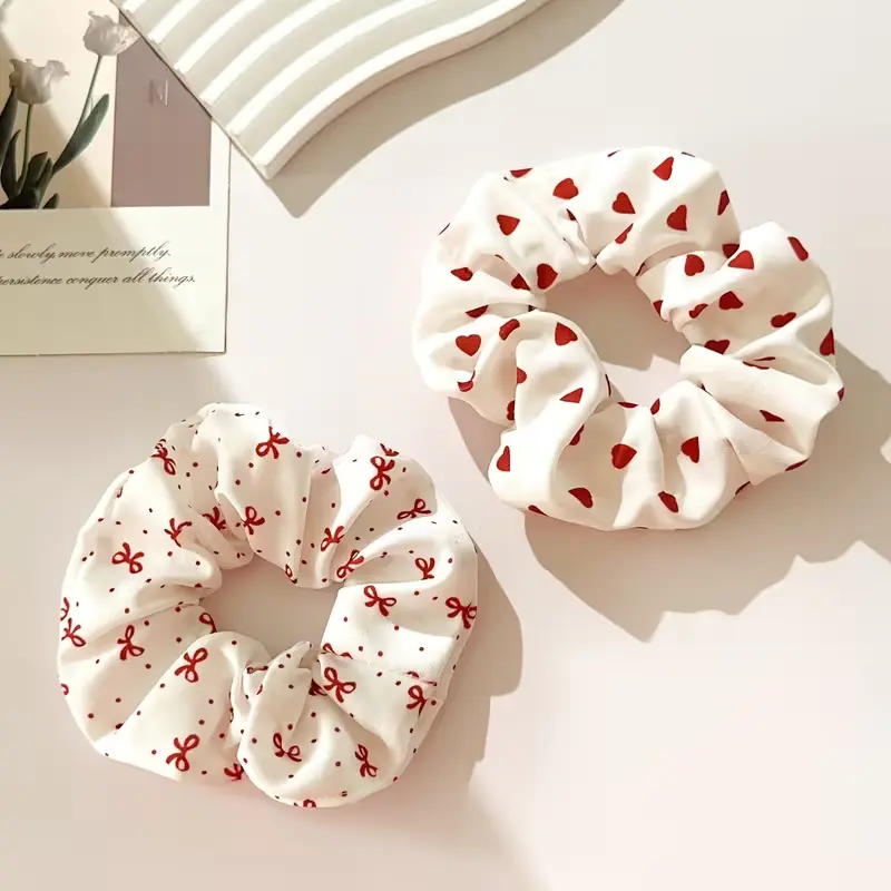 Látková gumička do vlasů - Vzor: Gumička 1