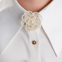 Krycí knoflík Pearl Flower