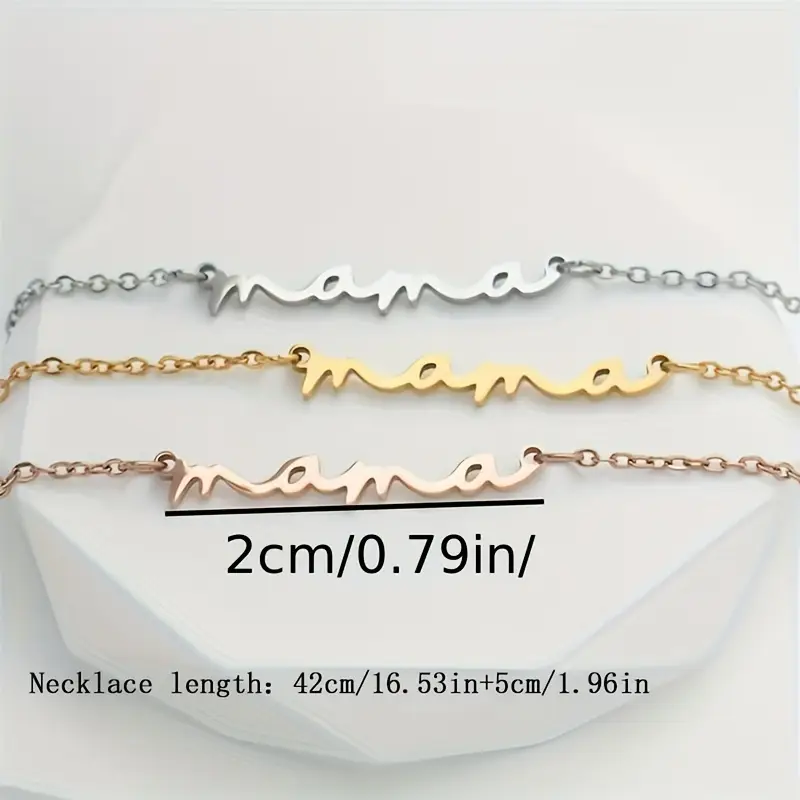 Náhrdelník Mama - Barva: Růžové zlato