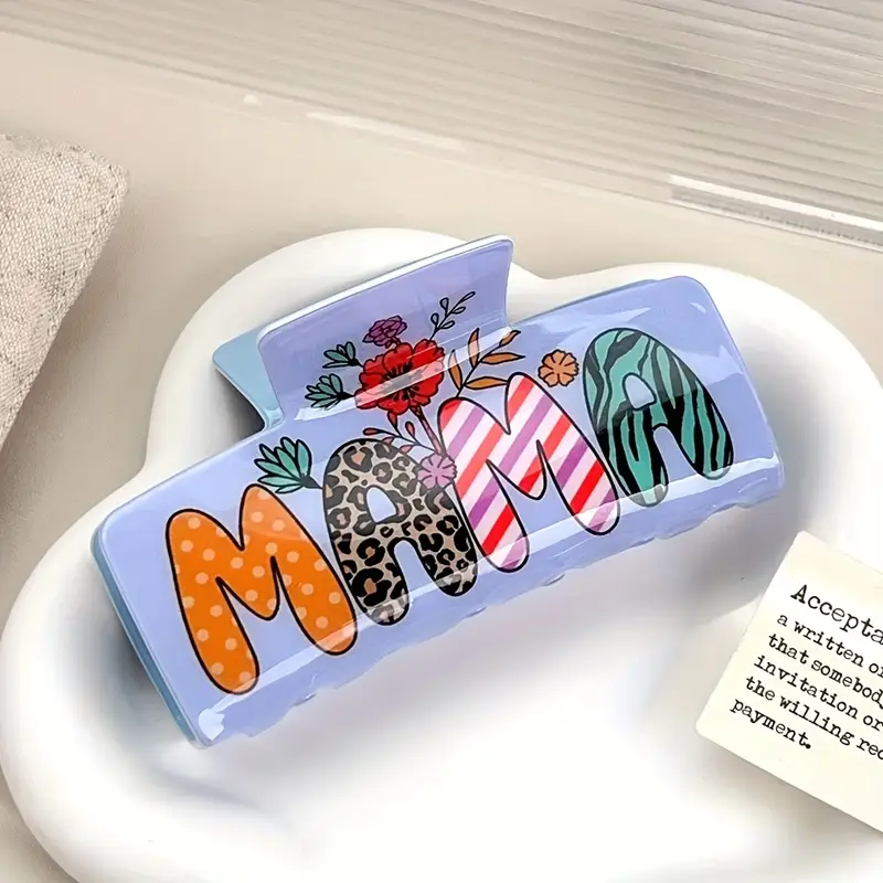 Skřipec do vlasů MAMA - Vzor: Mama 1