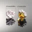 Krycí knoflík Camelie - Barva: Světle fialová