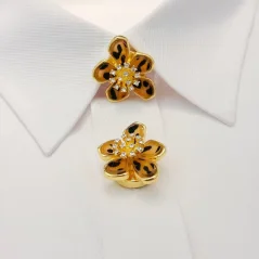 Krycí knoflík s leopardím vzorem