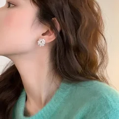 Náušnice Zimní krystaly