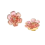 Krycí knoflík Mini Flower - Barva: Růžová