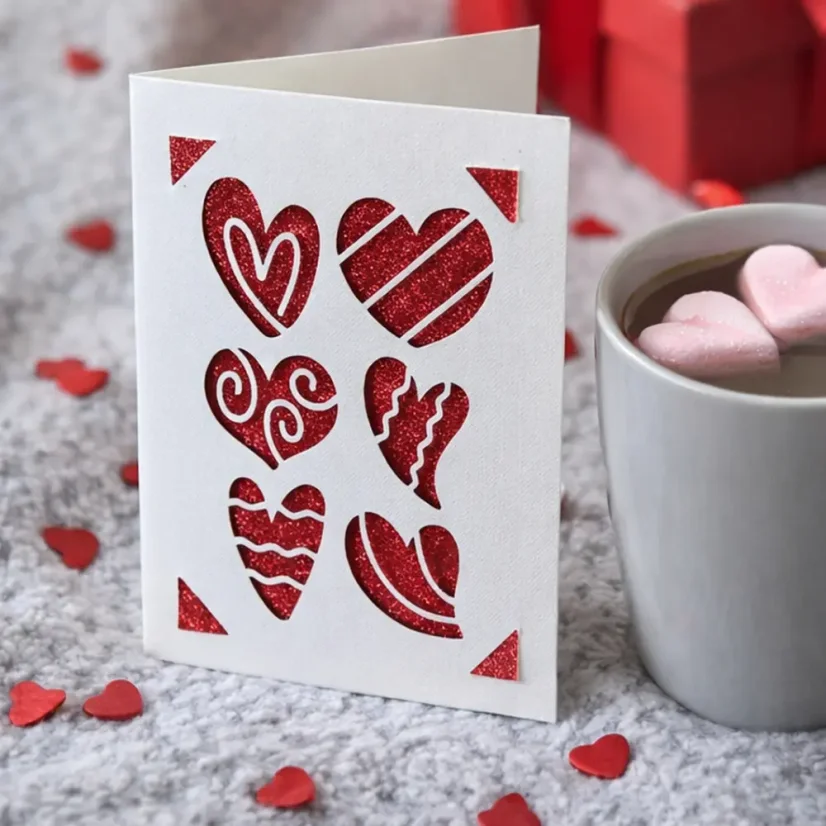 Valentýnské přání - Vzor: Valentýn 3