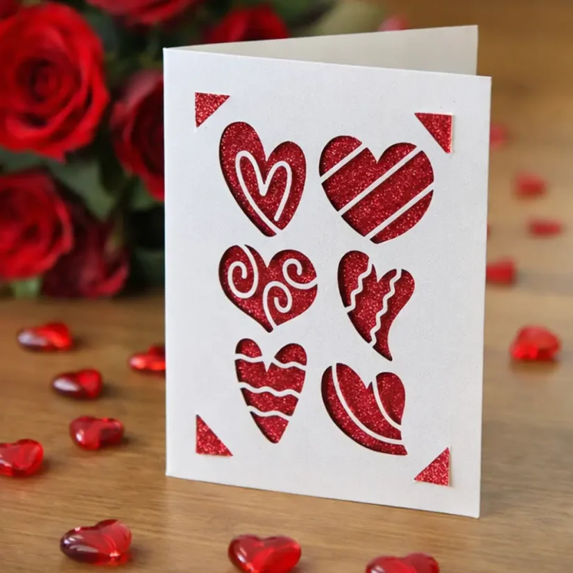 Valentýnské přání - Vzor: Valentýn 3