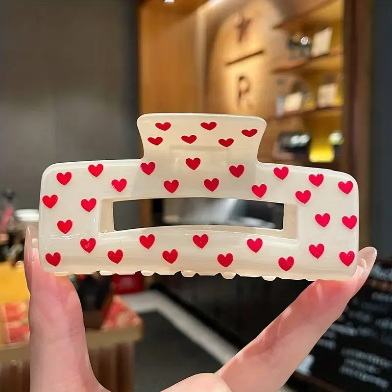 Skřipec do vlasů se srdíčky