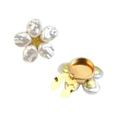 Krycí knoflík Perlová elegance