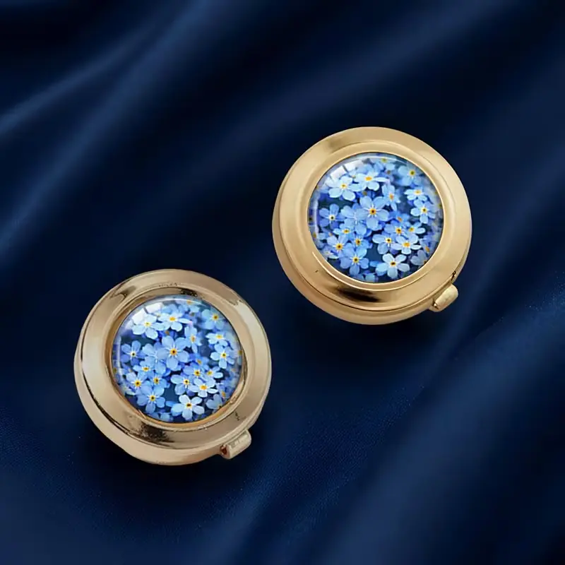 Krycí knoflík Pomněnka