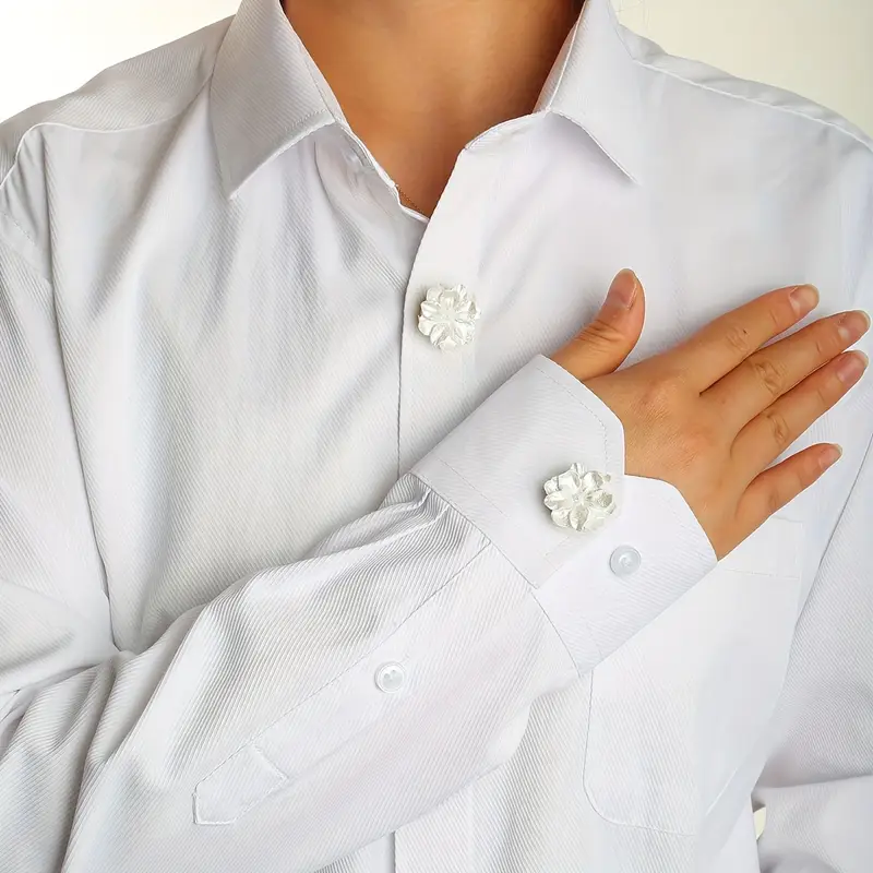 Krycí knoflík Camelie - Barva: Oranžová