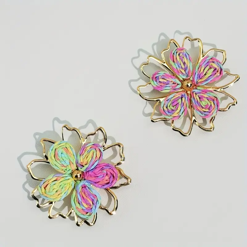 Krycí knoflík Květinová radost - Barva: Pestrobarevná