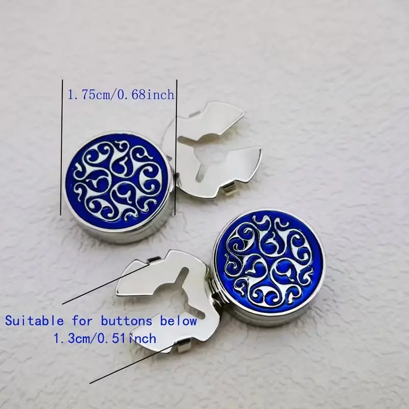 Krycí knoflík Blue - Barva: Zlatá