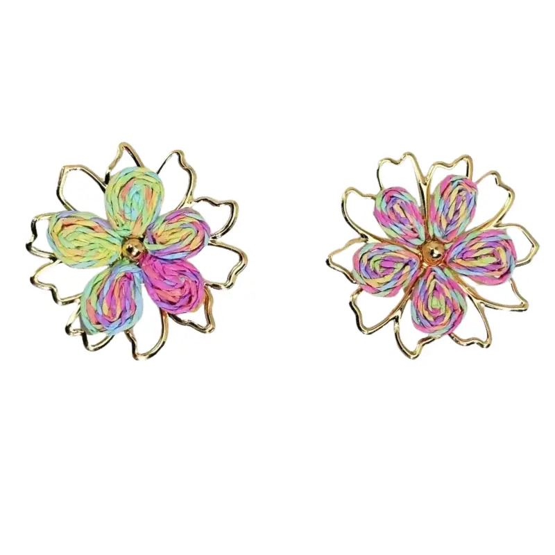 Krycí knoflík Květinová radost - Barva: Pestrobarevná