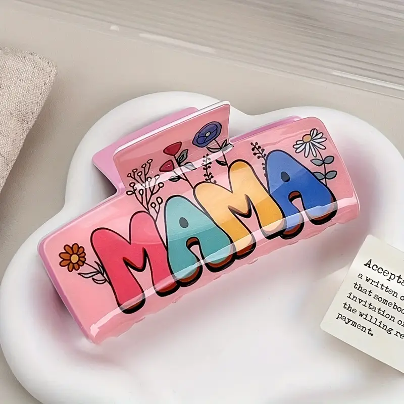Skřipec do vlasů MAMA - Vzor: Mama 2
