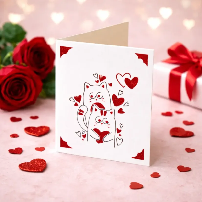 Valentýnské přání - Vzor: Valentýn 2