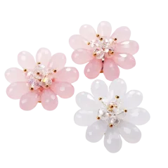 Krycí knoflík Něžný květ