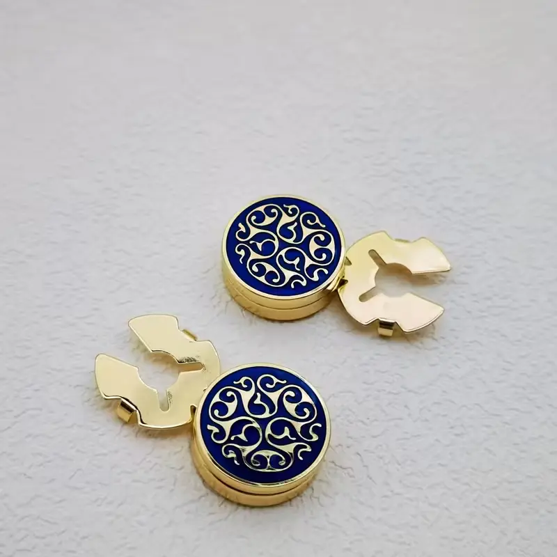 Krycí knoflík Blue - Barva: Zlatá