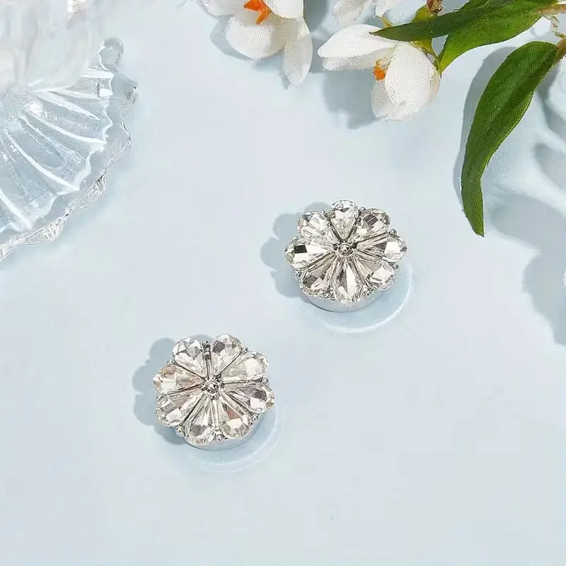 Krycí knoflík Křišťálová květina