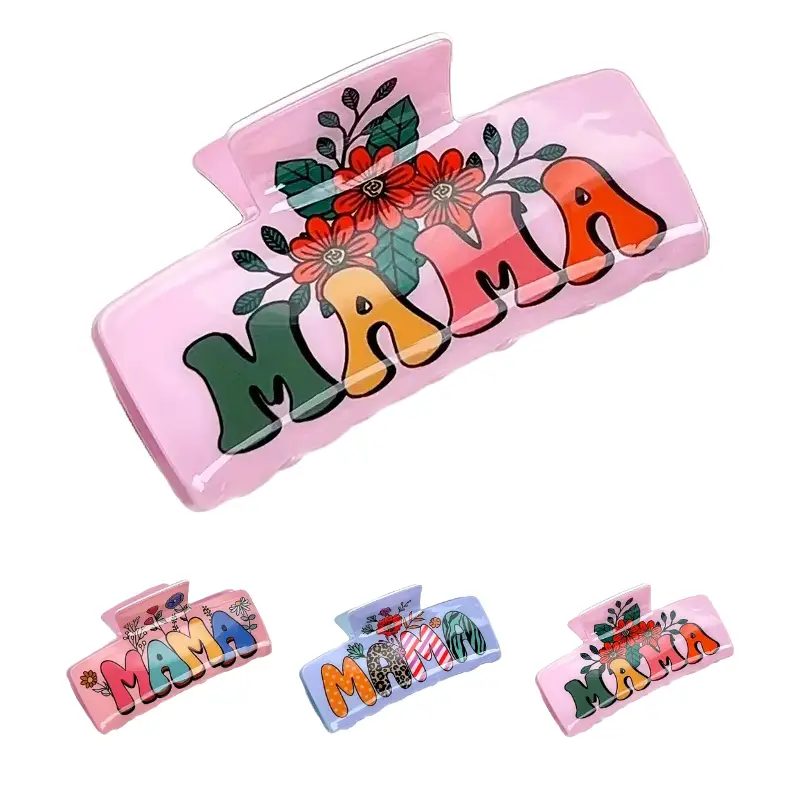 Skřipec do vlasů MAMA - Vzor: Mama 2