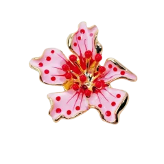 Krycí knoflík Růžová orchidej