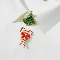 Krycí knoflík Candy Cane