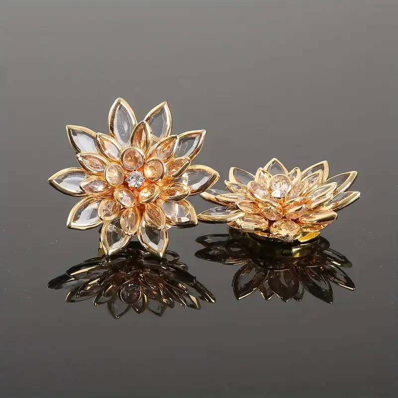 Krycí knoflík Zlatý květ