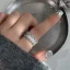 Prsten Bubble - Barva: Stříbrná