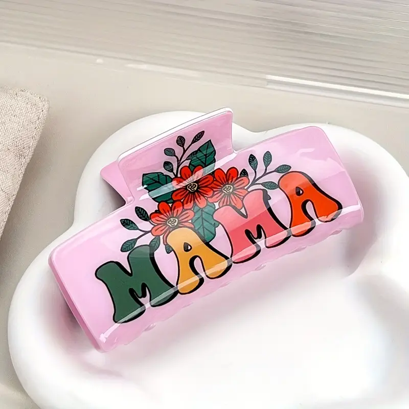 Skřipec do vlasů MAMA - Vzor: Mama 1