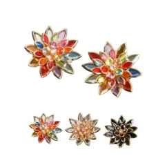 Krycí knoflík Zlatý květ