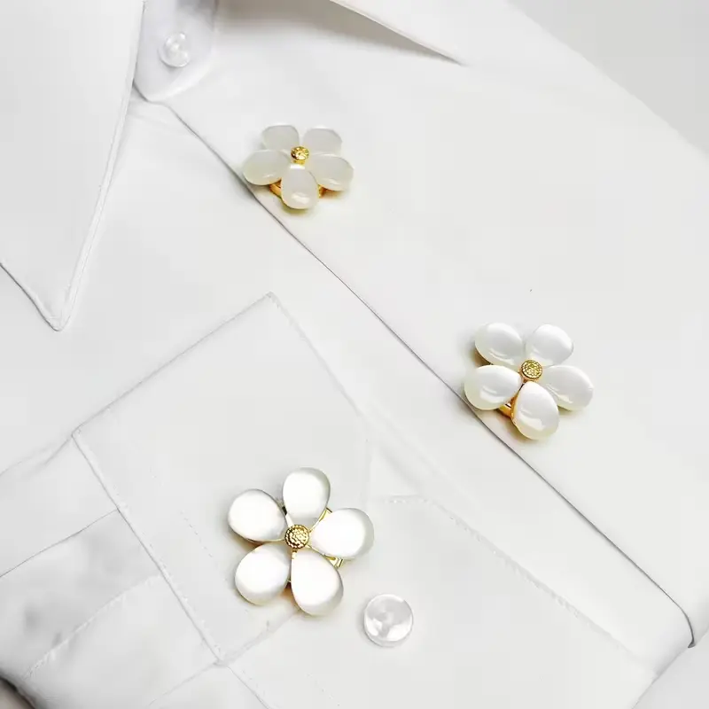 Krycí knoflík Jemná kopretina