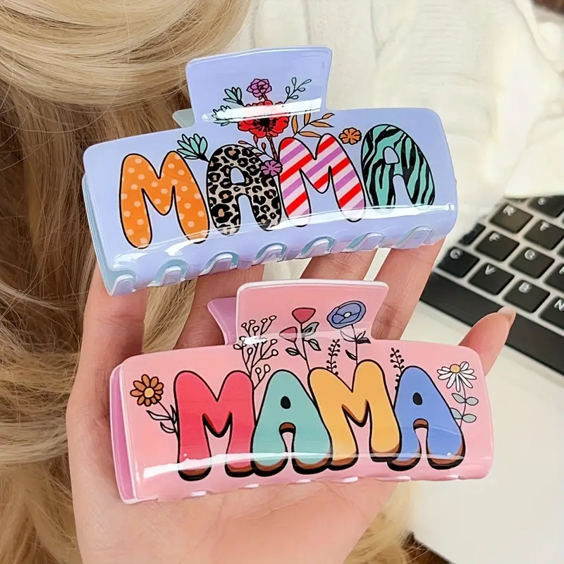Skřipec do vlasů MAMA - Vzor: Mama 2