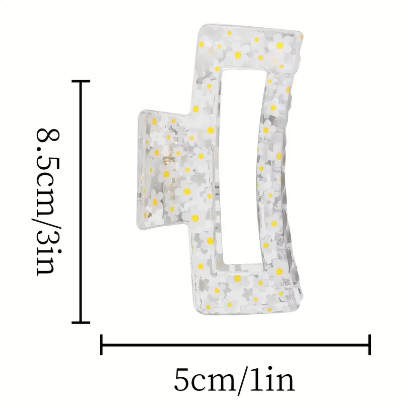 Průhledný skřipec do vlasů