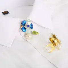 Krycí knoflík Květina