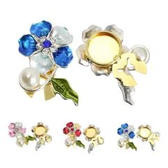 Krycí knoflík Květina