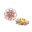 Krycí knoflík Flower - Barva: Nebesky modrá